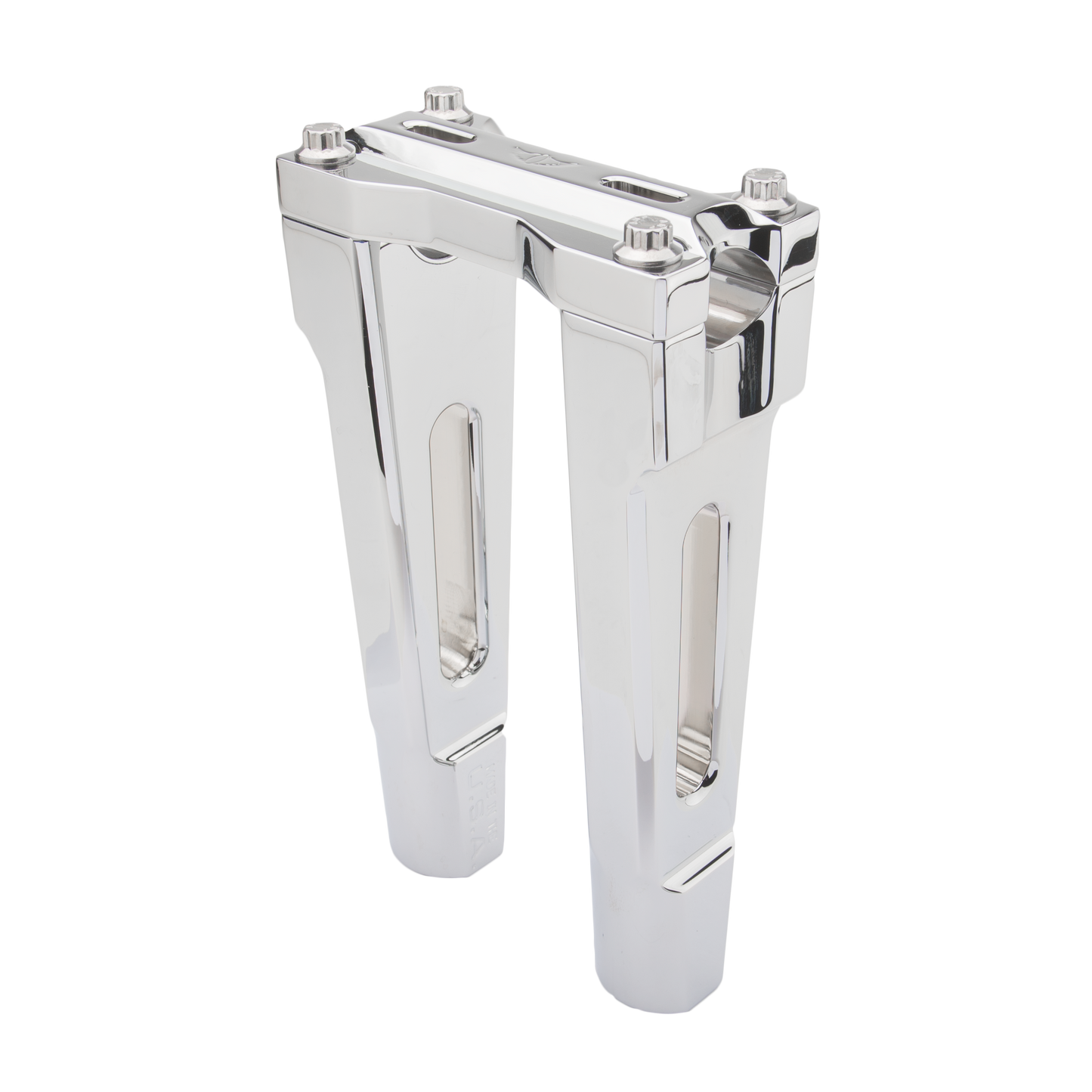 8" Straight Bubba Clamp Chrome
