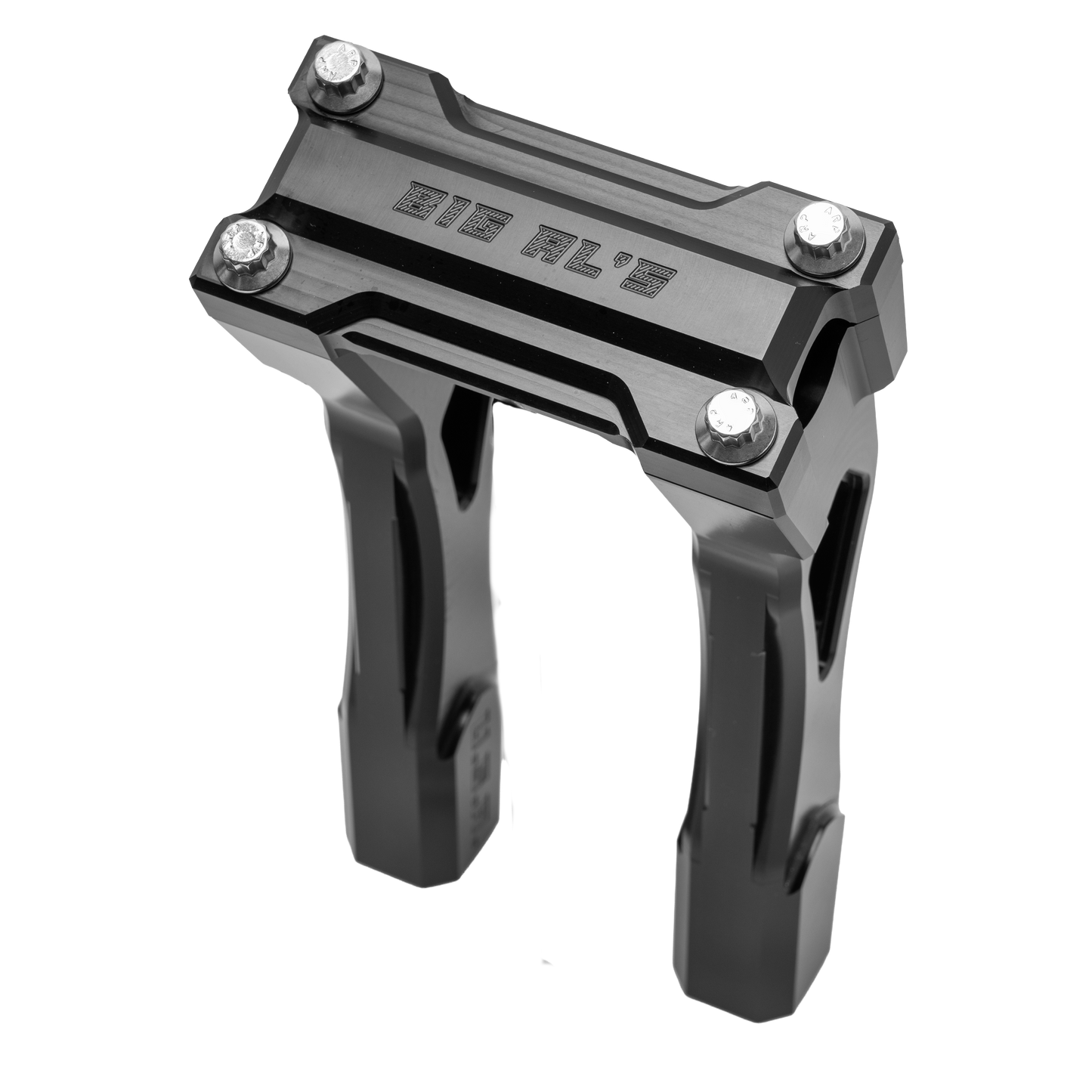 8" Kickback Stella Clamp Black Anodized
