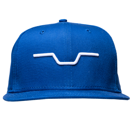 Big Al's Bar logo Royal New Era snap back Hat