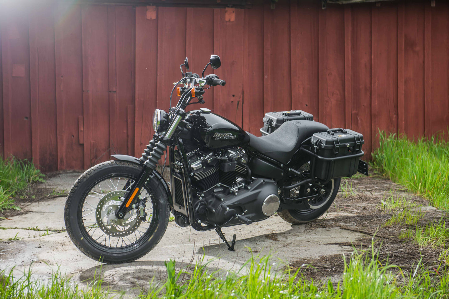 Big Al's Cycles Softail Street Bob saddlebag kit