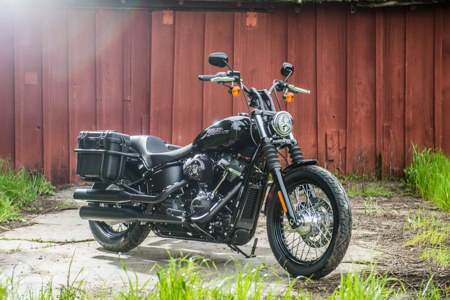 Big Al's Cycles Softail Street Bob saddlebag kit