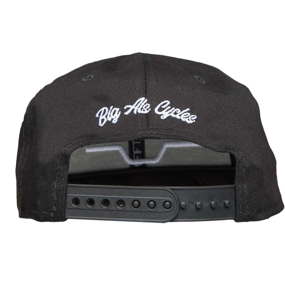 Big Al's Bar logo Black New Era snap back Hat